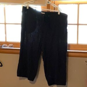 Linen capris